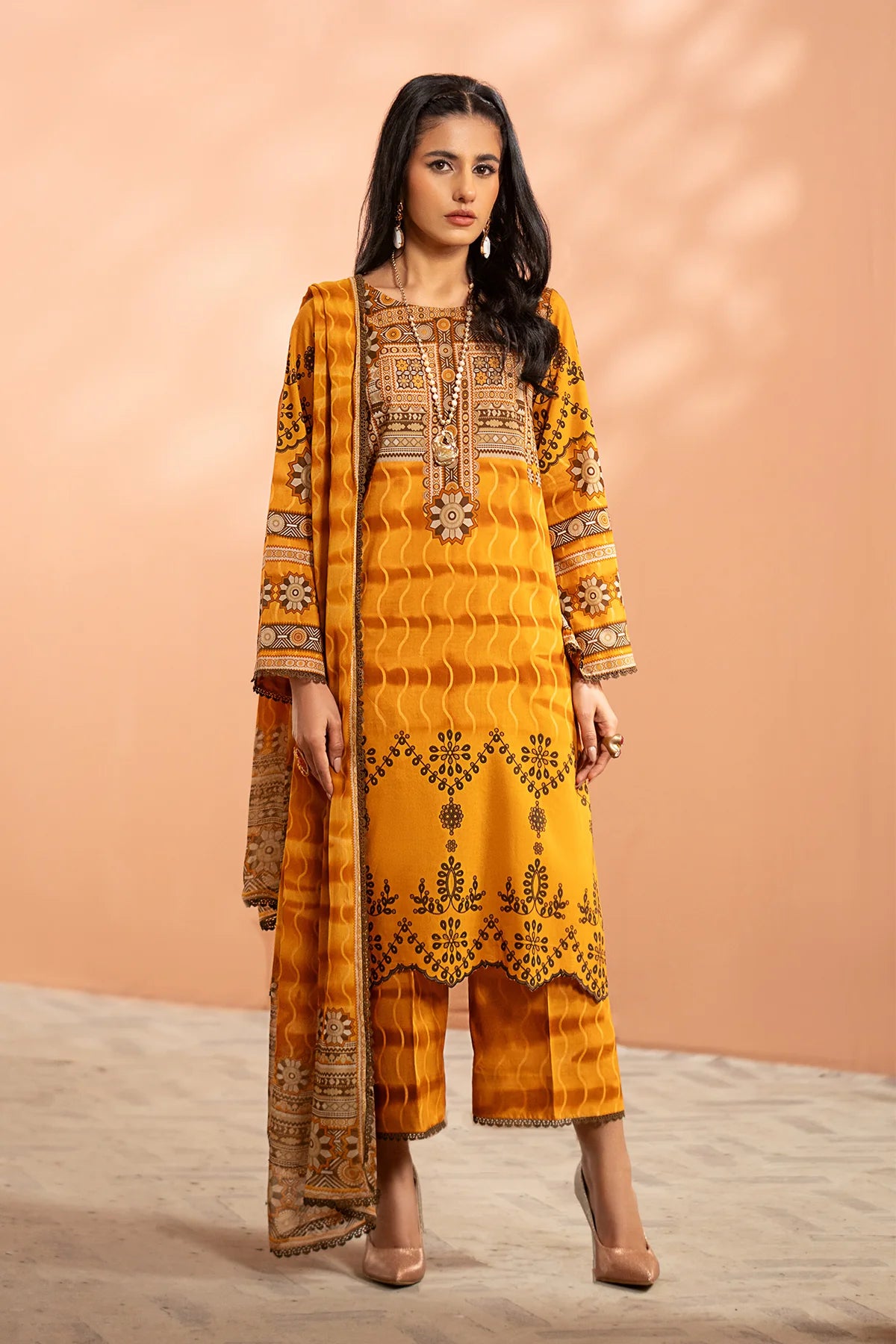 3-PC Unstitched Printed Lawn Collection
