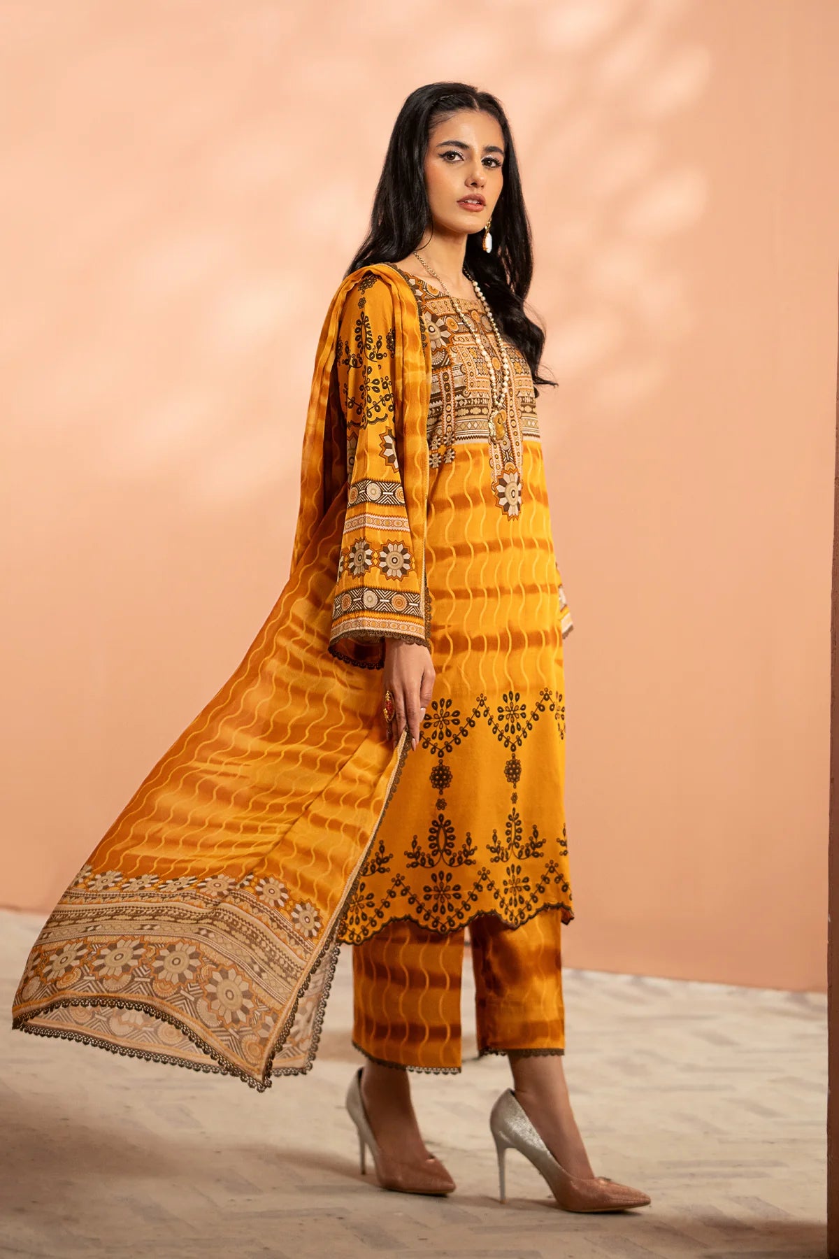 3-PC Unstitched Printed Lawn Collection