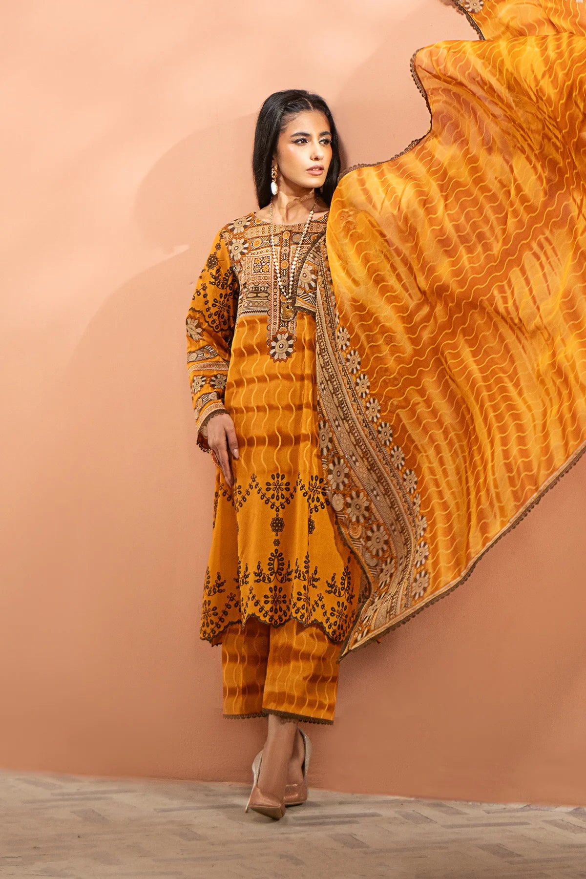 3-PC Unstitched Printed Lawn Collection