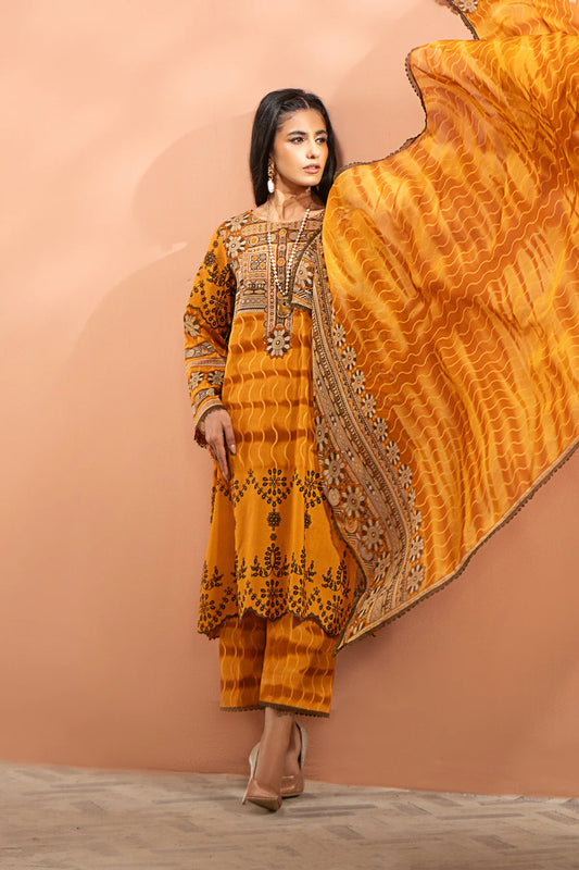 3-PC Unstitched Printed Lawn Collection